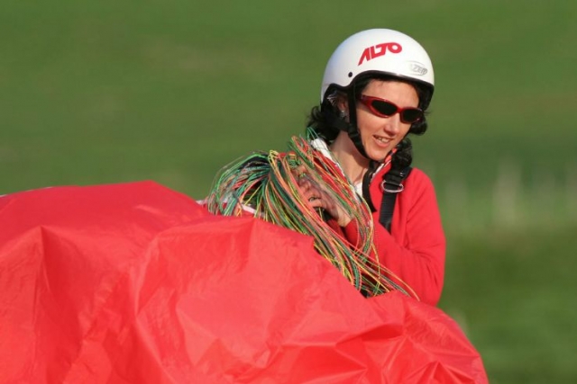  Partenza in parapendio 